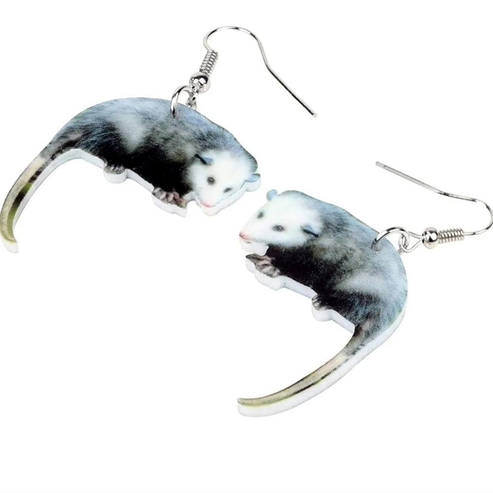 Cute Opossum Earrings
